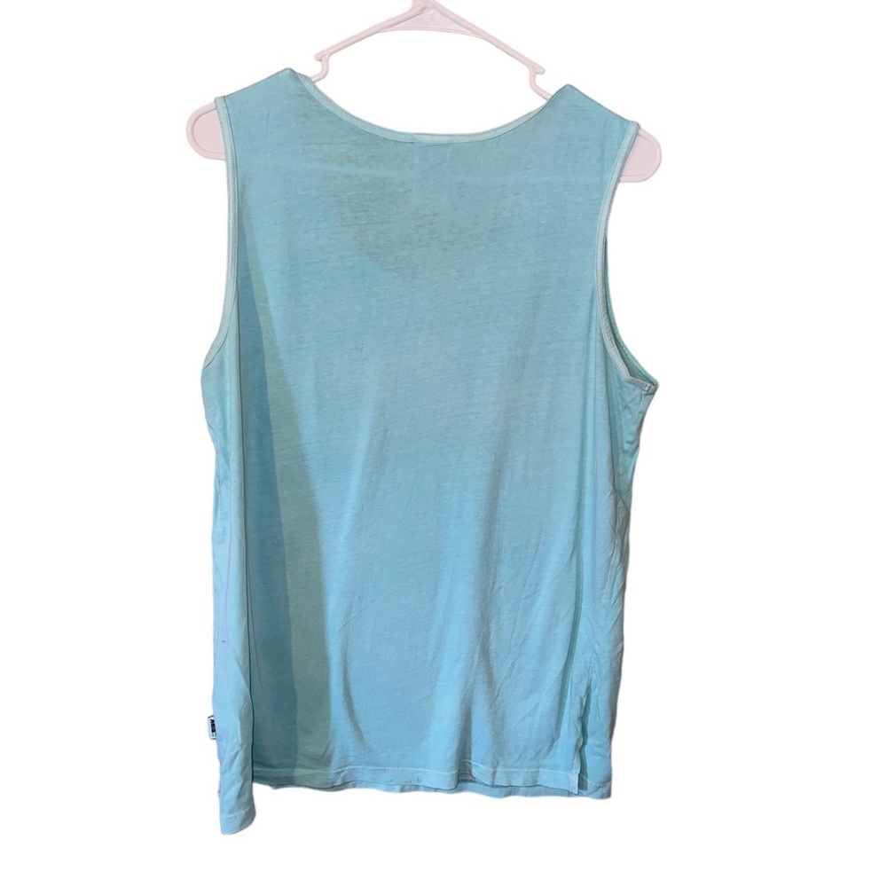 PINK Victoria’s Secret Blue Graphic Logo Tank Top - Picture 2 of 3
